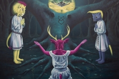 Svetovid's Eye,  oil on canvas, 120x100cm, 2024
