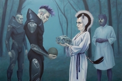 Primirje, ulje na platnu, 120x100cm, 2025.