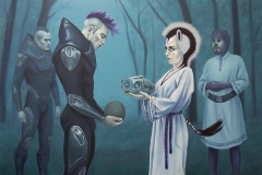 Primirje, ulje na platnu, 120x100cm, 2025.