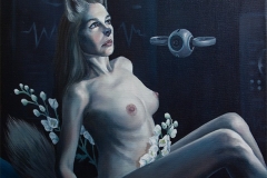 Deadly Danger, oil on canvas, 80x60cm, 2026