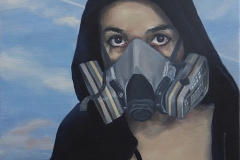 Life inhaled, oil on canvas, 30x40cm, 2021