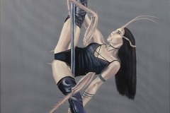 Polerina I, oil on canvas, 60x80cm, 2024