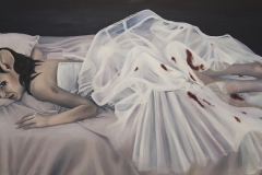 Ruined dreams,  oil on canvas, 65x120cm, 2020