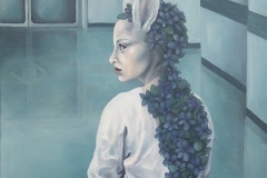 Čekajući doktora, ulje na platnu, 60x80cm, 2022.