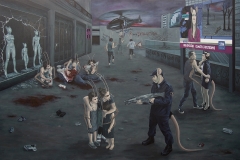 The Apocalypse, oil on canvas, 230x150 cm, 2023